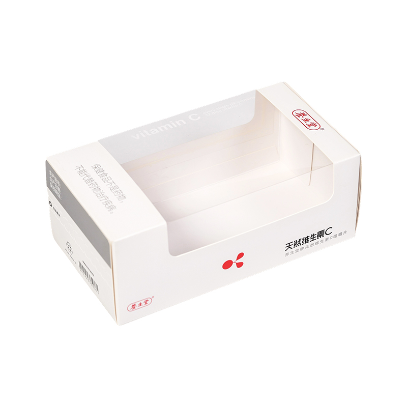 350g alba card color printing transparent fenestra packaging lobortis cum securitatem Cod